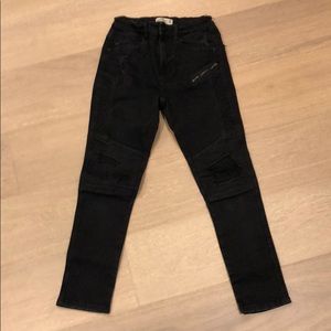 Zara boys black skinny jeans